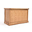 Salerno Light wood Blanket Box Ottoman