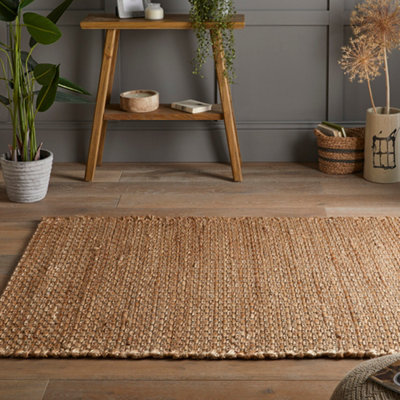Salford 80x150cm Natural Chunky Jute Rug