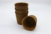 Salike 10cm Coir Pot for Indoor and Outdoor Use - Pack of 10