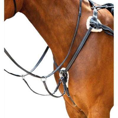 Salisbury Leather Horse Breastplate Black (Pony) Price Comparisons | Compare The Build