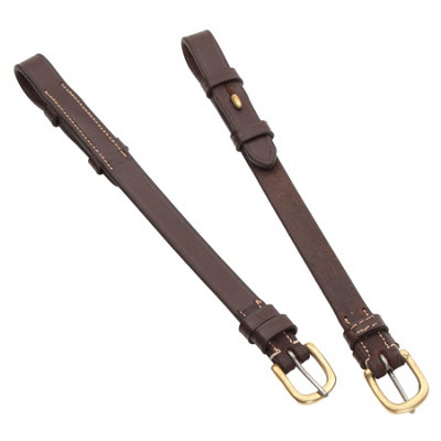 Salisbury Leather Horse Bridle Cheeks Australian Nut (Cob) Price Comparisons | Compare The Build