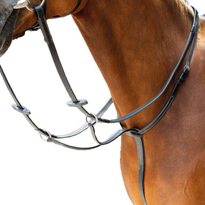 Salisbury Leather Horse Running Martingale Black (Pony) Price Comparisons | Compare The Build