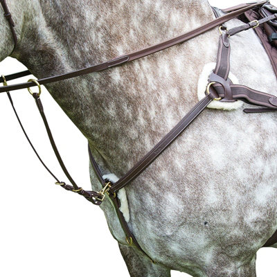 Salisbury Leather Stitch Horse Breastplate Australian Nut (X Full) Price Comparisons | Compare The Build