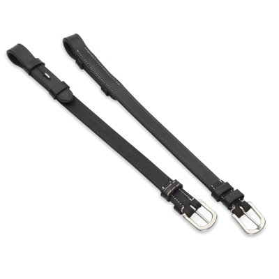 Salisbury Leather Stitch Horse Bridle Cheeks Black (Full) Price Comparisons | Compare The Build
