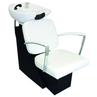 Salon Chair Backwash Unit Tilting Basin Ceramic Sink