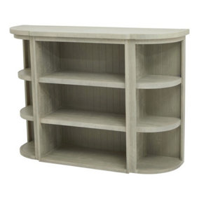 Saltaire Collection 3-Shelf Dresser Top - Pine - L45 x W153 x H110 cm - Grey