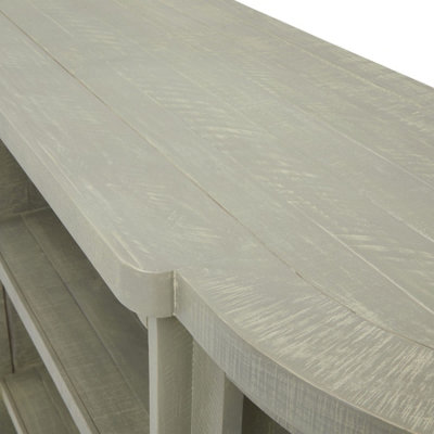 Saltaire Collection 3-Shelf Dresser Top - Pine - L45 x W153 x H110 cm - Grey