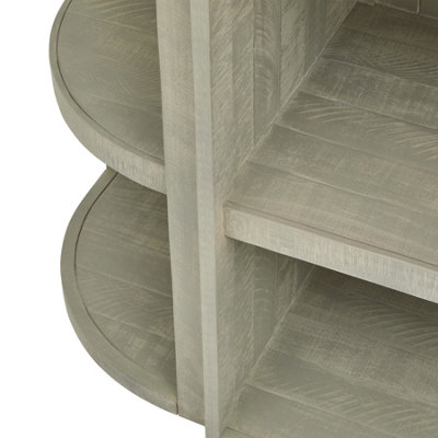 Saltaire Collection 3-Shelf Dresser Top - Pine - L45 x W153 x H110 cm - Grey - 4