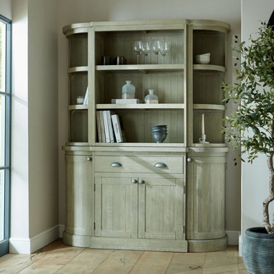 Saltaire Collection 3-Shelf Dresser Top - Pine - L45 x W153 x H110 cm - Grey - 5