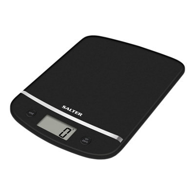 Salter 1056 BKDR Aquatronic Platform Kitchen Scales, Black DIY at B&Q