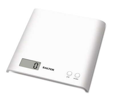 Salter 1066WHDR Digital Kitchen Scales, Easy to Read LCD Display