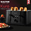 Salter 4 Slice Kuro Toaster, Black