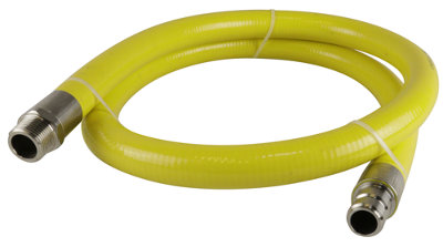 Salvus 1/2" Caterhose Commercial Yellow Gas Catering Hose 1.5m
