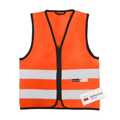 Salzmann High-Visibility Safety Vest for Children - Ages 1 to 18 - Made ...