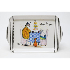Sam Toft Tea for Two Scatter Tray White (One Size)