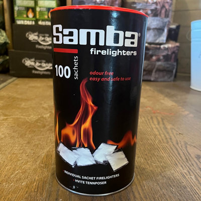 Samba Firestarters Odourless Easy Light Long Burn BBQ Oven Stove Fireplace Firelighters 200 Pieces - 7