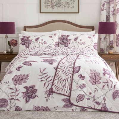 Samira Richly Illustrated Floral Print Duvet Cover Set