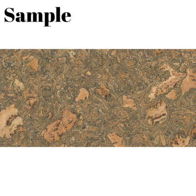 Sample: Beautiful Cork Wall Panels - Grey - 1 Stripe - 30cm x 5cm (11.81in x 1.96in)