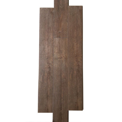 Sample-Cuatt Aq D412 Hori Coffee Wood Effect Click Laminate Flooring ...