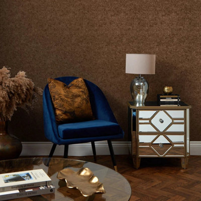 Sample of Dolomite Metallic Wallpaper in Copper