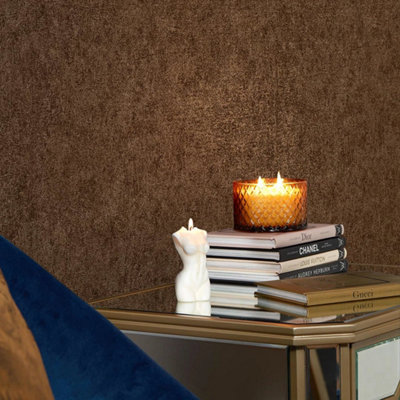 Sample of Dolomite Metallic Wallpaper in Copper