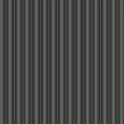 Sample of Fluted Panel Wallpaper in Charcoal