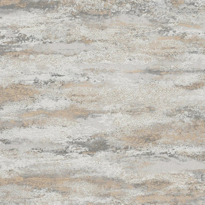 Sample of Metallic Drift Wallpaper in Grey and Gold