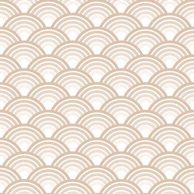 Sample of Rainbow Magic Wallpaper in Beige