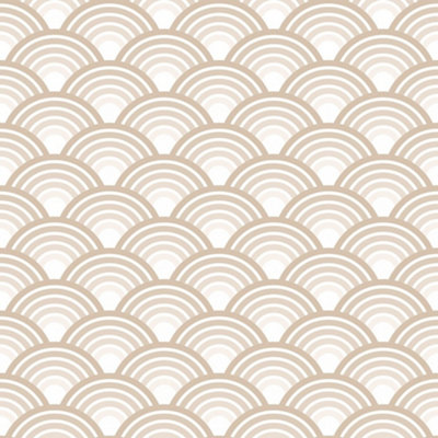 Sample of Rainbow Magic Wallpaper In Beige