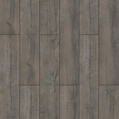 Sample-SE007 Prague Grey Wood Effect Click Laminate Flooring - Plank ...