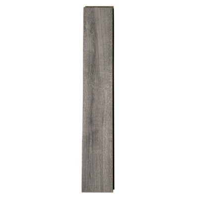 Sample-SE007 Prague Grey Wood Effect Click Laminate Flooring - Plank ...