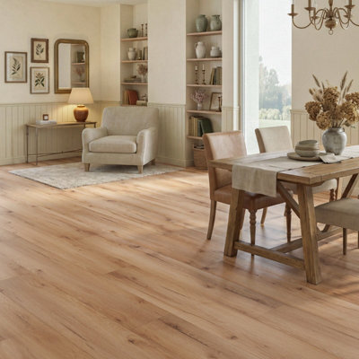 Sample-Val Terra Cove 116 Sudbury Oak 2.5mm/0.55mm Plank Glue Down LVT ...