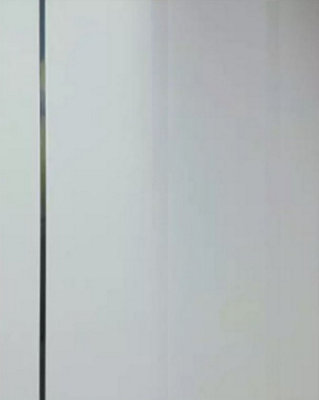 Sample White Chrome Gloss Shower Wall Panels PVC Bathroom Cladding D ...