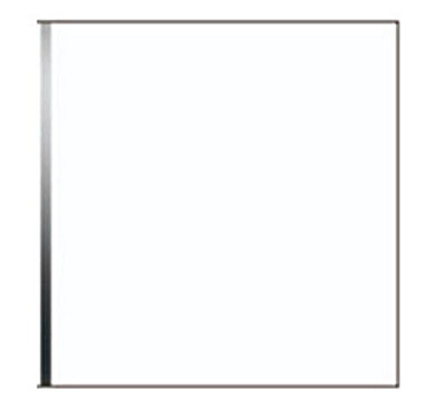 SAMPLE White Gloss Shower Panel 1000mm Wide x 2.4m Wet Wall  Bathroom Cladding PVC 10mm Thick