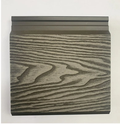 Sample Woodgrain Cladding Boards Grey Composite