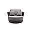 Samson Collection Swivel Chair in Grey