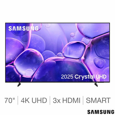 Samsung 70 Inch 4K Smart TV UE70U8000 Crystal Processor HDR PurColour ...