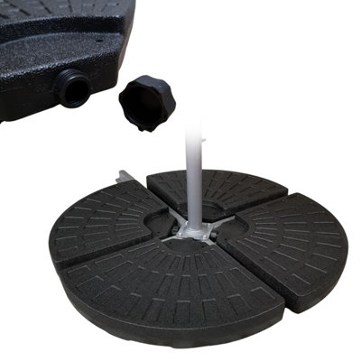 Samuel Alexander 70kg 4 PCS Cantilever Parasol Base Weights Set Water or Sand