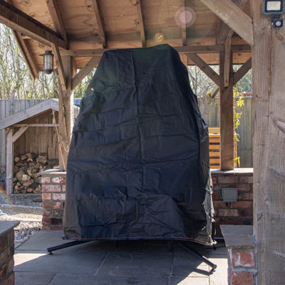 Samuel Alexander Grey Luxury 2 Seater Double Hanging Egg Chair With Cushion Cover