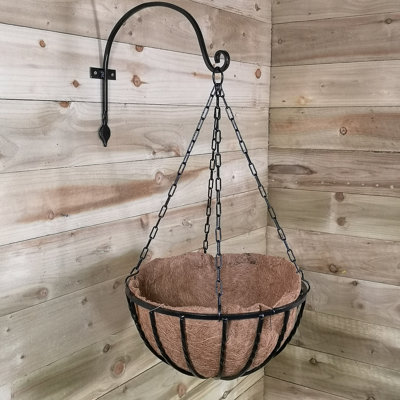 Heavy Duty 3-Point Hanging Basket Chains - 2 Pack Weatherproof Metal Chains For Planters, Bird Feeders & Garden Decor-1134408
