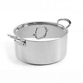 Samuel Groves Classic 18cm Stainless Steel Triply Casserole Pan with Lid