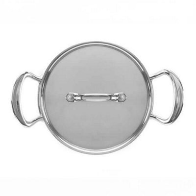 Samuel Groves Classic 18cm Stainless Steel Triply Casserole Pan with Lid