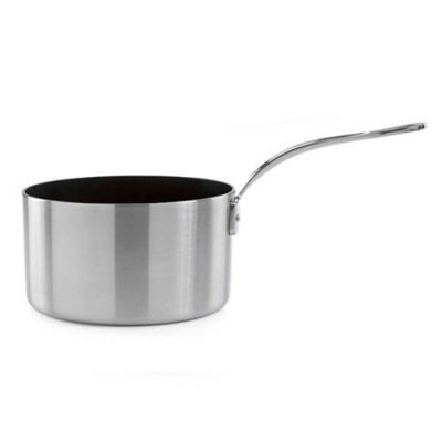 Samuel Groves Classic Non-Stick Stainless Steel Triply 20cm Saucepan with Lid