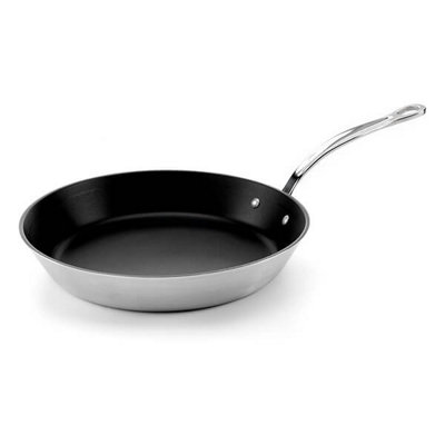 Samuel Groves Classic Non-Stick Stainless Steel Triply 28cm Frying Pan ...