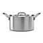 Samuel Groves Classic Stainless Steel Triply 20cm Casserole Pan with Lid