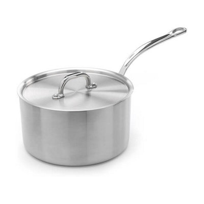 Samuel Groves Classic Stainless Steel Triply 20cm Saucepan with Lid