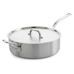 Samuel Groves Classic Stainless Steel Triply 26cm Saute Pan with Lid