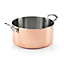 Samuel Groves Copper Induction 20cm Casserole Pan with Lid