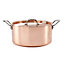 Samuel Groves Copper Induction 20cm Casserole Pan with Lid