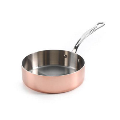 Samuel Groves Copper Induction 22cm Splayed Saute Pan DIY at B&Q